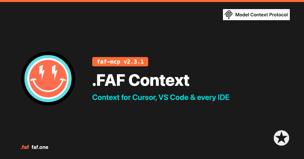 .FAF Context — faf-mcp for Cursor, VS Code, and every MCP-compatible IDE