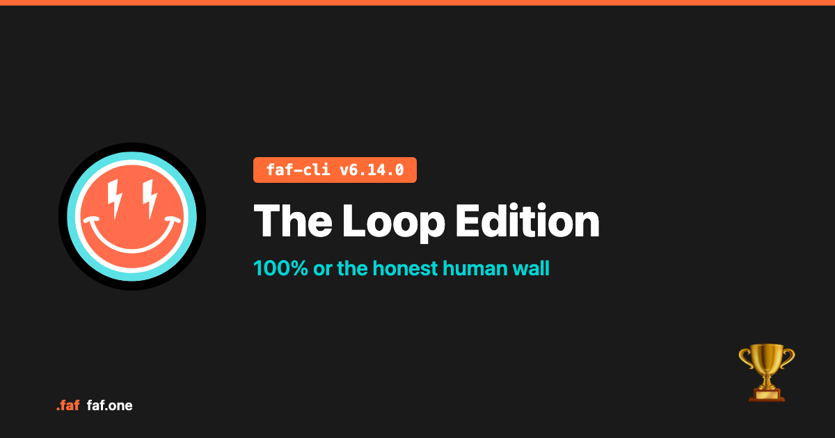 The Loop Edition — faf-cli v6.14.0