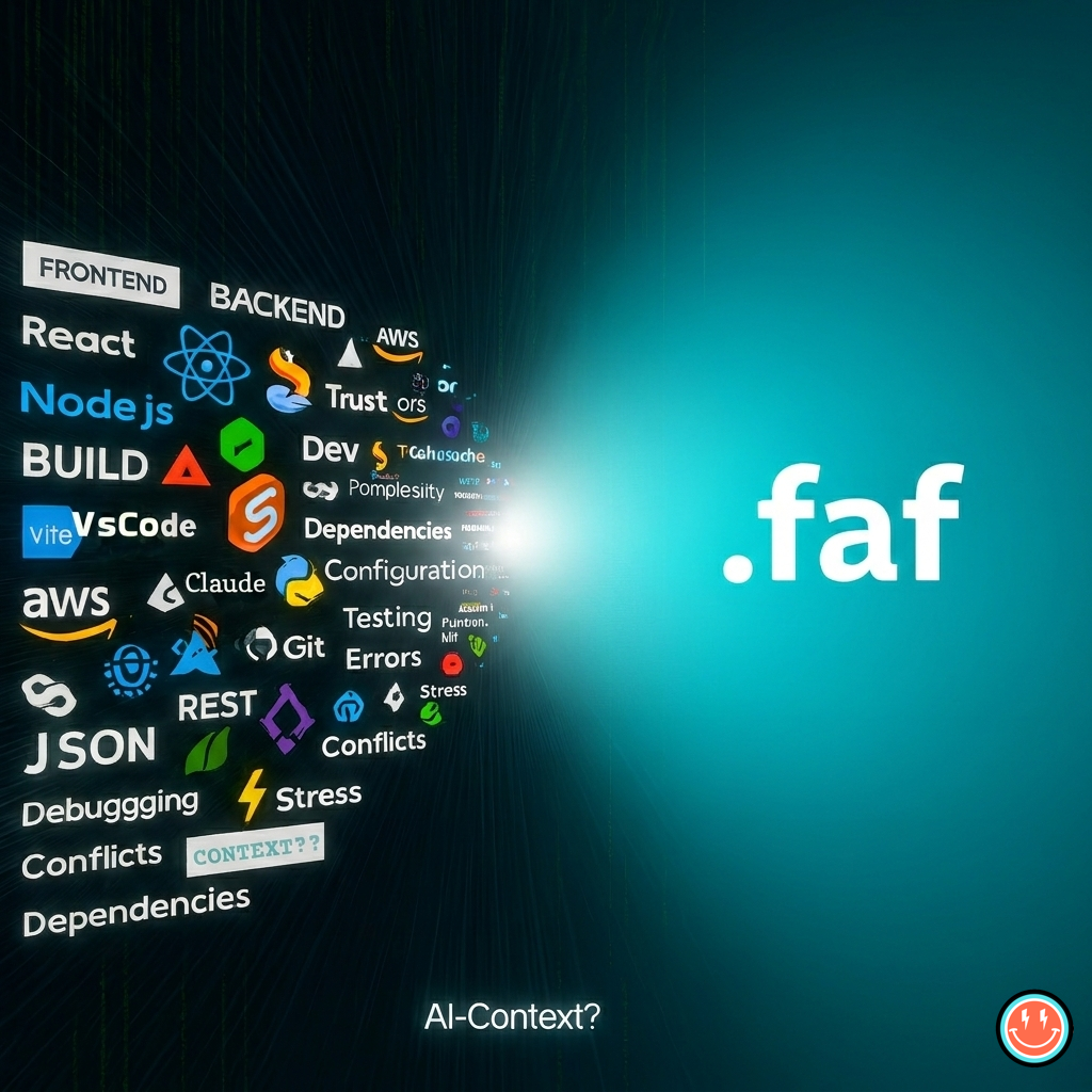 The chaos of Context funneling into a single point of light — .faf