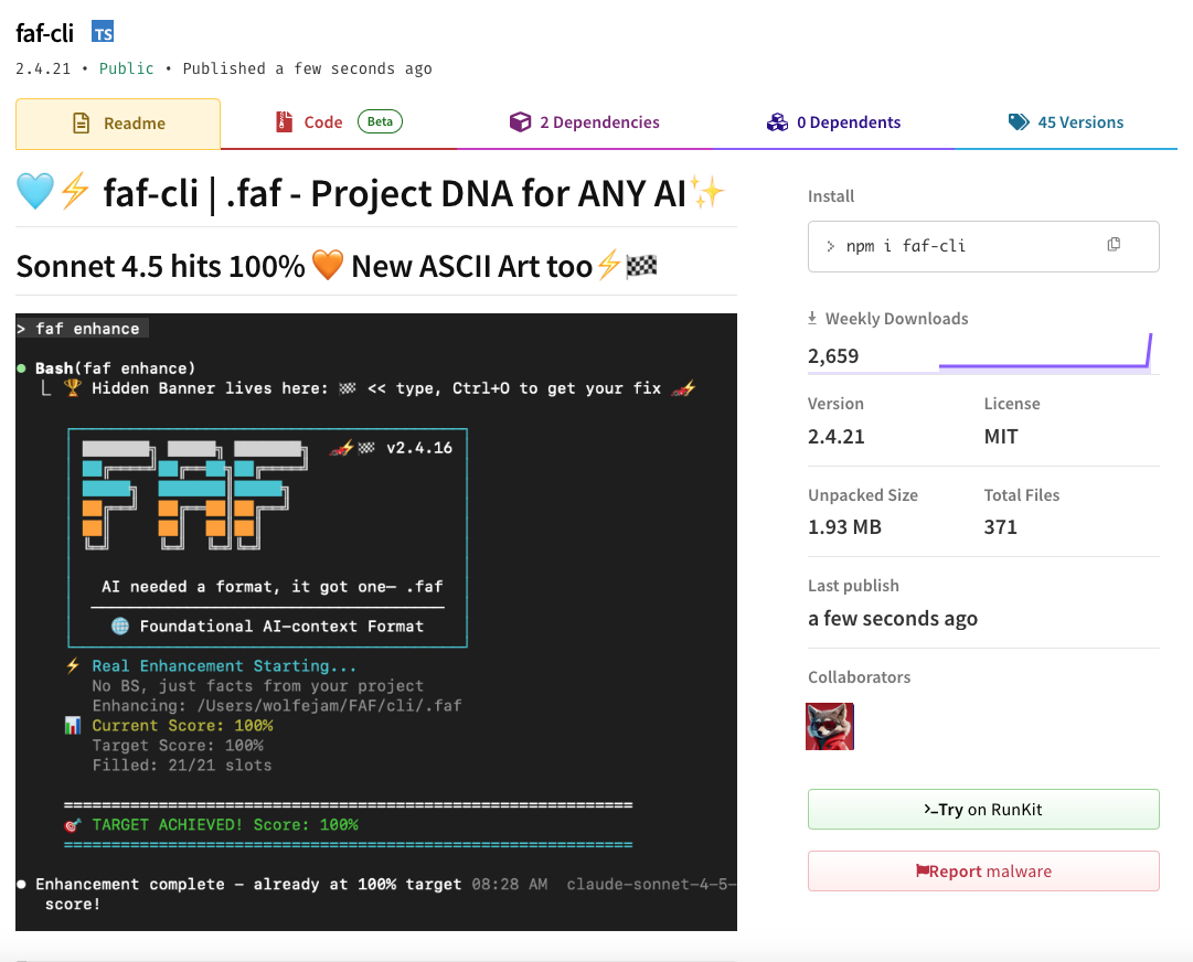 Full color championship banner on NPM v2.4.21